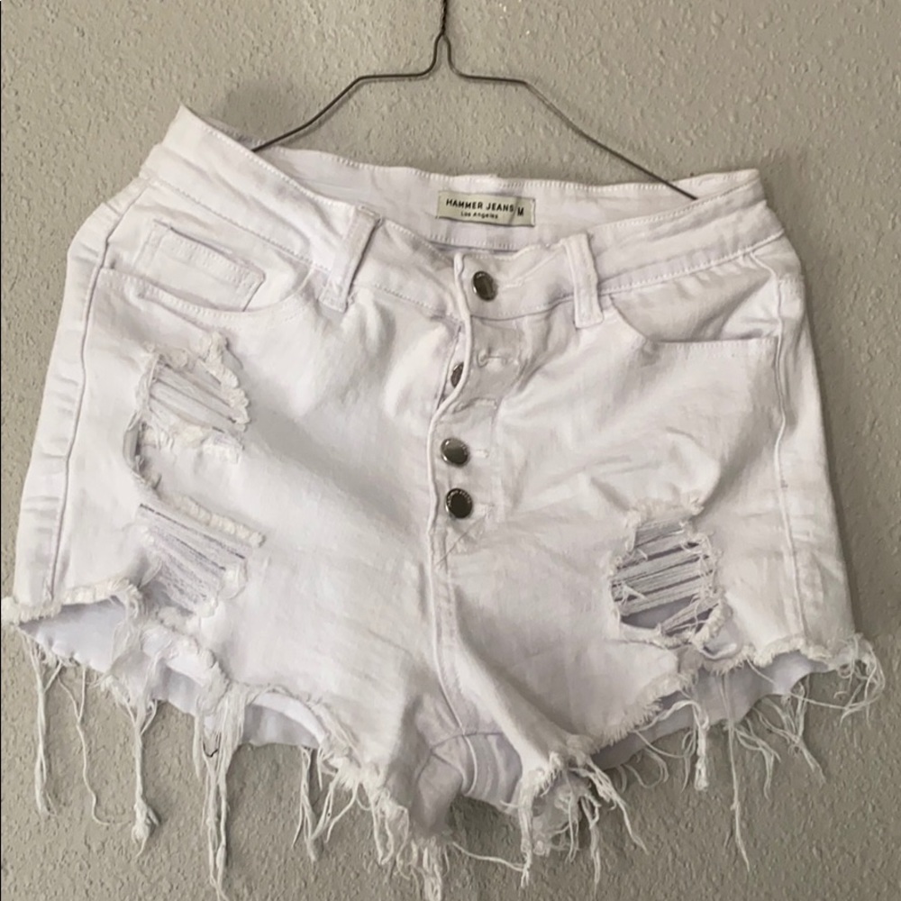 White shorts